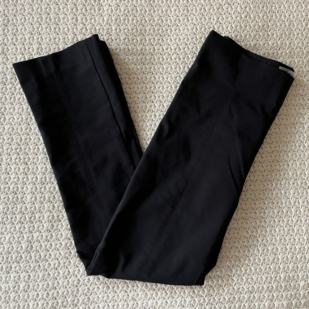 M.M. LaFLEUR Black Stretch Pants, Size 10